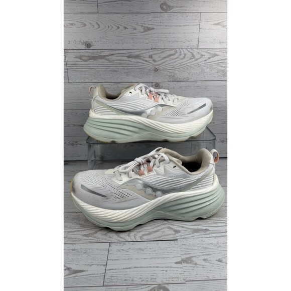 Saucony Shoes - Saucony Womens Hurricane 24 White Running Shoes Sneakers Size 9 #554